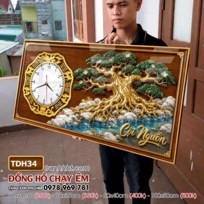 Tranh Đồng Hồ treo tường TDH34