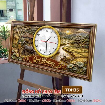 Tranh Đồng Hồ treo tường TDH35