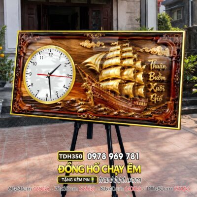 Tranh Đồng Hồ treo tường TDH350