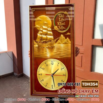 Tranh Đồng Hồ treo tường TDH354