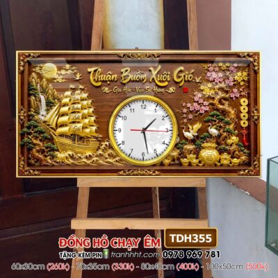 Tranh Đồng Hồ treo tường TDH355