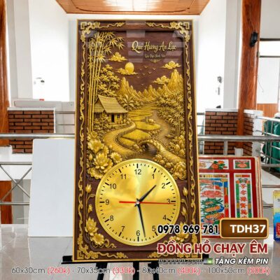 Tranh Đồng Hồ treo tường TDH37