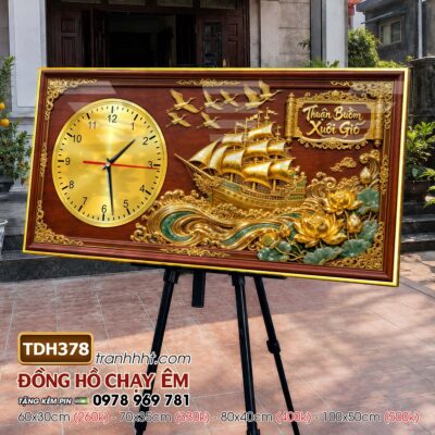 Tranh Đồng Hồ treo tường TDH378