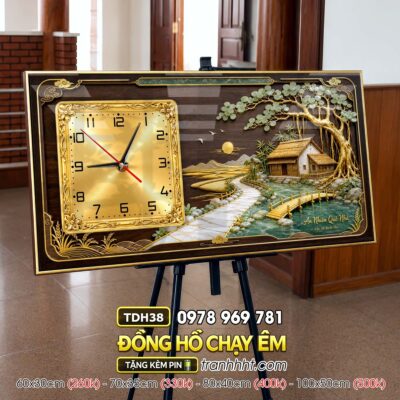 Tranh Đồng Hồ treo tường TDH38