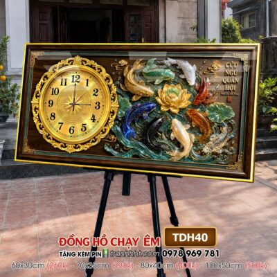 Tranh Đồng Hồ treo tường TDH40