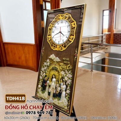 Tranh Đồng Hồ treo tường TDH418