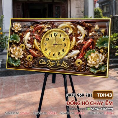 Tranh Đồng Hồ treo tường TDH43