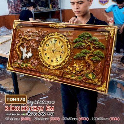 Tranh Đồng Hồ treo tường TDH470