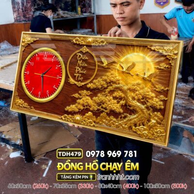 Tranh Đồng Hồ treo tường TDH479