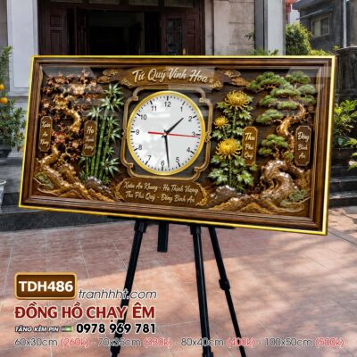 Tranh Đồng Hồ treo tường TDH486