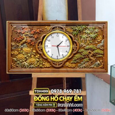 Tranh Đồng Hồ treo tường TDH499
