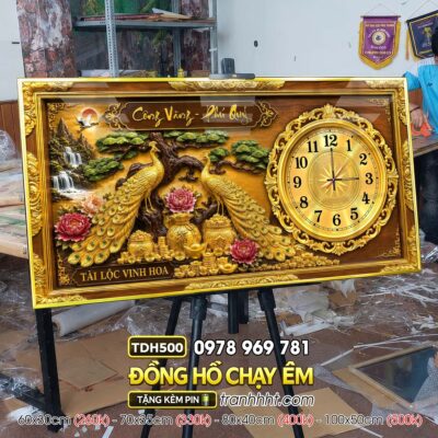 Tranh Đồng Hồ treo tường TDH500