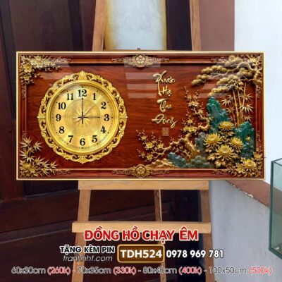 Tranh Đồng Hồ treo tường TDH524