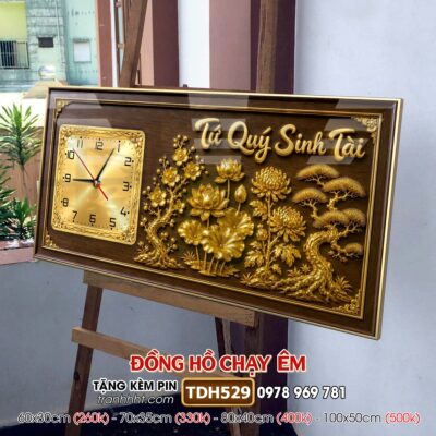 Tranh Đồng Hồ treo tường TDH529