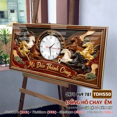 Tranh Đồng Hồ treo tường TDH550