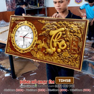 Tranh Đồng Hồ treo tường TDH58