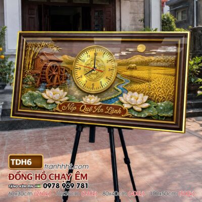 Tranh Đồng Hồ treo tường TDH6
