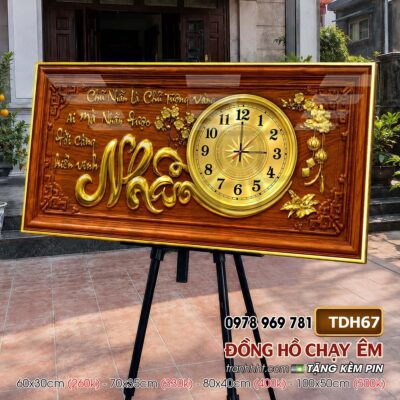 Tranh Đồng Hồ treo tường TDH67