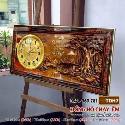 Tranh Đồng Hồ treo tường TDH7