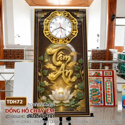 Tranh Đồng Hồ treo tường TDH72