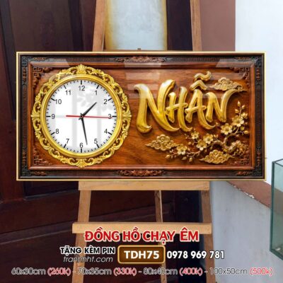 Tranh Đồng Hồ treo tường TDH75