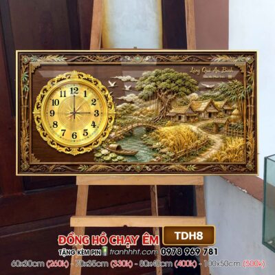 Tranh Đồng Hồ treo tường TDH8