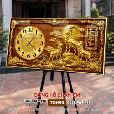 Tranh Đồng Hồ treo tường TDH90