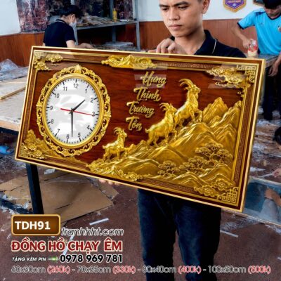 Tranh Đồng Hồ treo tường TDH91