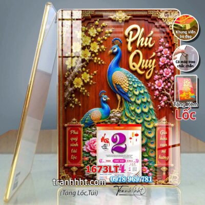 Lịch Tết treo tường 1673LT