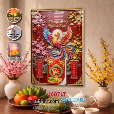 Lịch Tết treo tường 1687LT