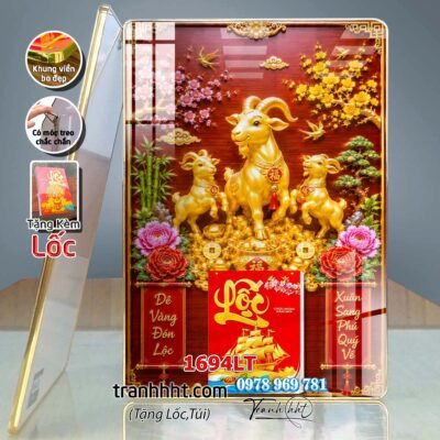 Lịch Tết treo tường 1694LT