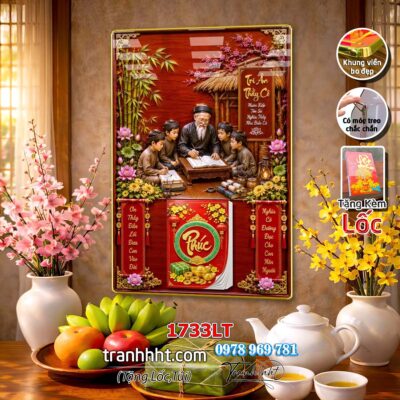Lịch Tết treo tường 1733LT