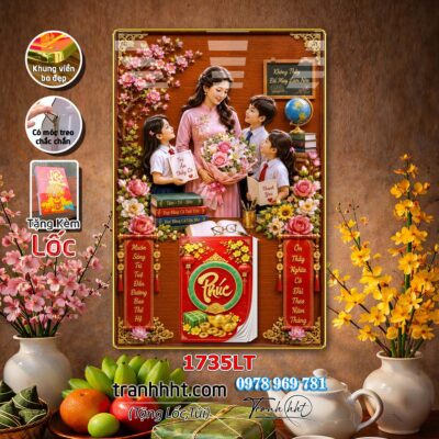 Lịch Tết treo tường 1735LT