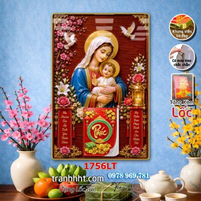 Lịch Tết treo tường 1756LT