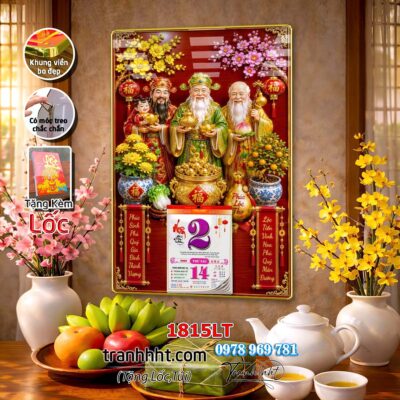 Lịch Tết treo tường 1815LT