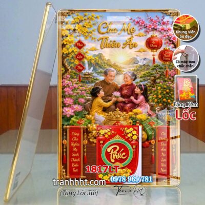 Lịch Tết treo tường 1817LT