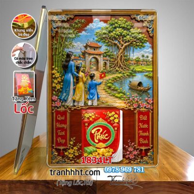 Lịch Tết treo tường 1834LT