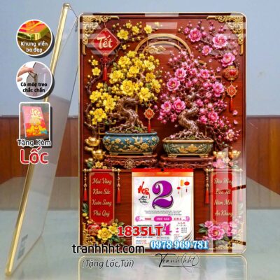 Lịch Tết treo tường 1835LT
