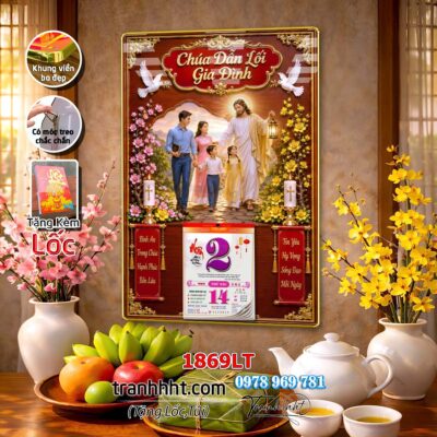 Lịch Tết treo tường 1869LT