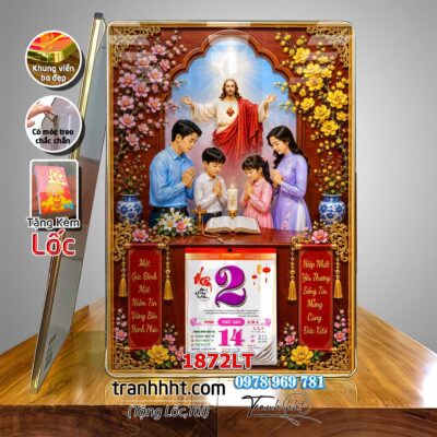 Lịch Tết treo tường 1872LT