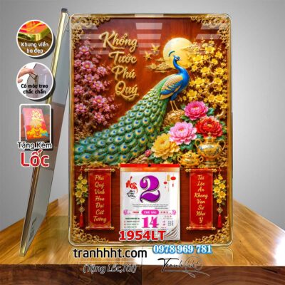 Lịch Tết treo tường 1954LT