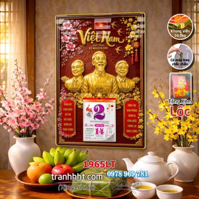 Lịch Tết treo tường 1965LT