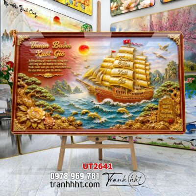 Tranh thuận buồm xuôi gió treo tường UT2641