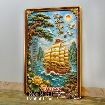 Tranh thuận buồm xuôi gió treo tường UT2642
