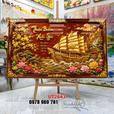 Tranh thuận buồm xuôi gió treo tường UT2643