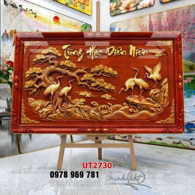 Tranh bác Hồ bác Giáp tranh Vĩ Nhân Quốc Khánh treo tường UT2730