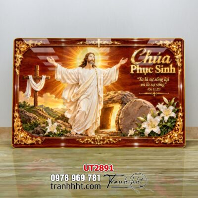 Tranh công giáo chúa giê su đức mẹ maria UT2891