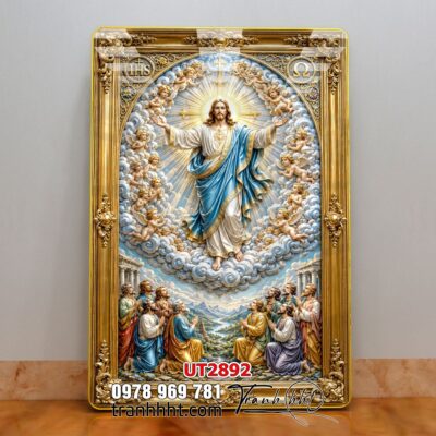 Tranh công giáo chúa giê su đức mẹ maria UT2892