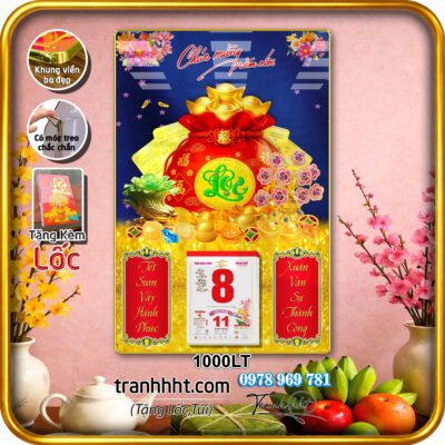 Lịch Tết treo tường 1000LT