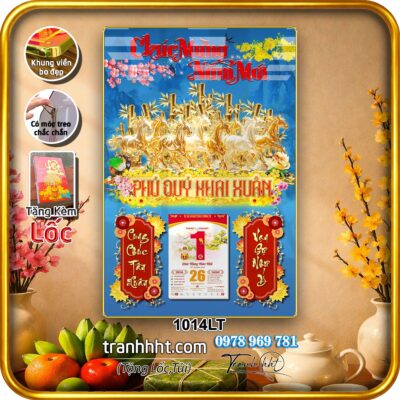Lịch Tết treo tường 1014LT
